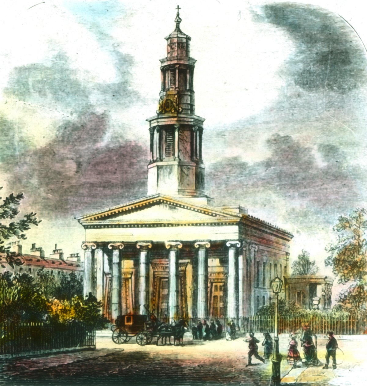 Nueva Iglesia de St. Pancras, siglo XIX de Unbekannt