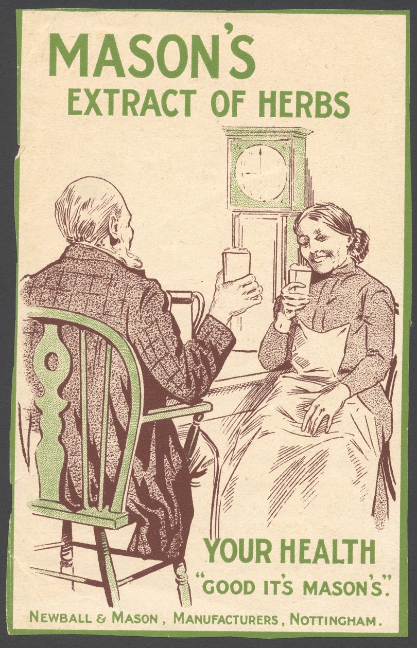 Extracto de hierbas de Newball & Mason, 1890s de Unbekannt