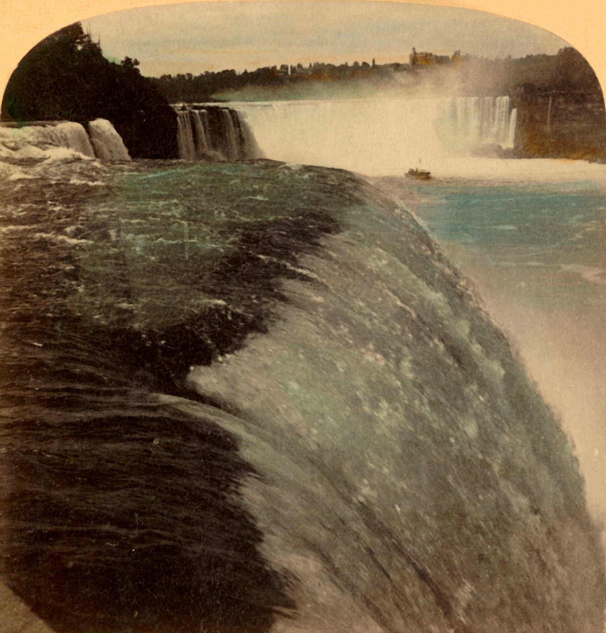 Cataratas del Niágara desde Prospect Point, EE.UU., 1894 de Unbekannt