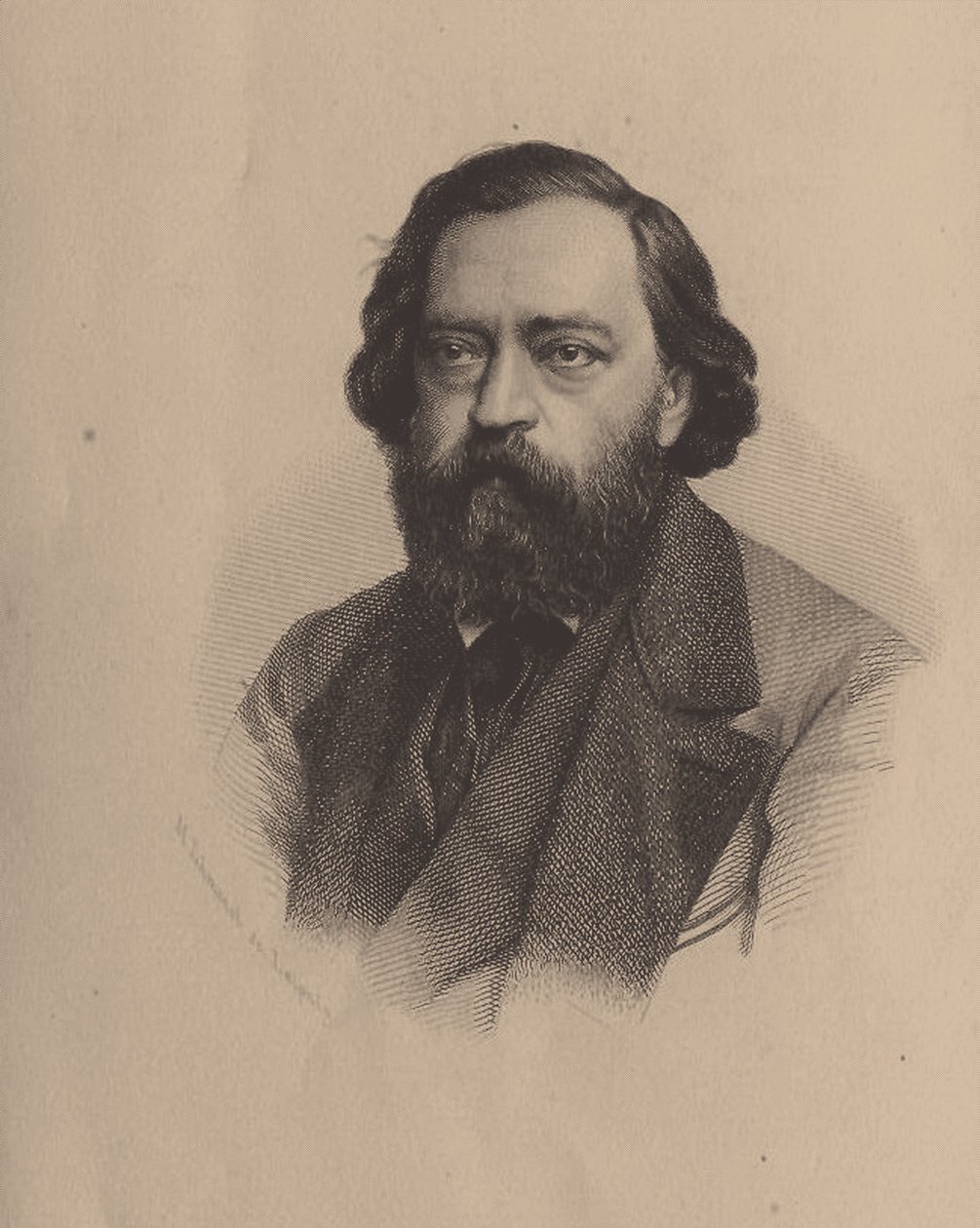 Nikolay Platonovich Ogarev 1813-1877 de Unbekannt