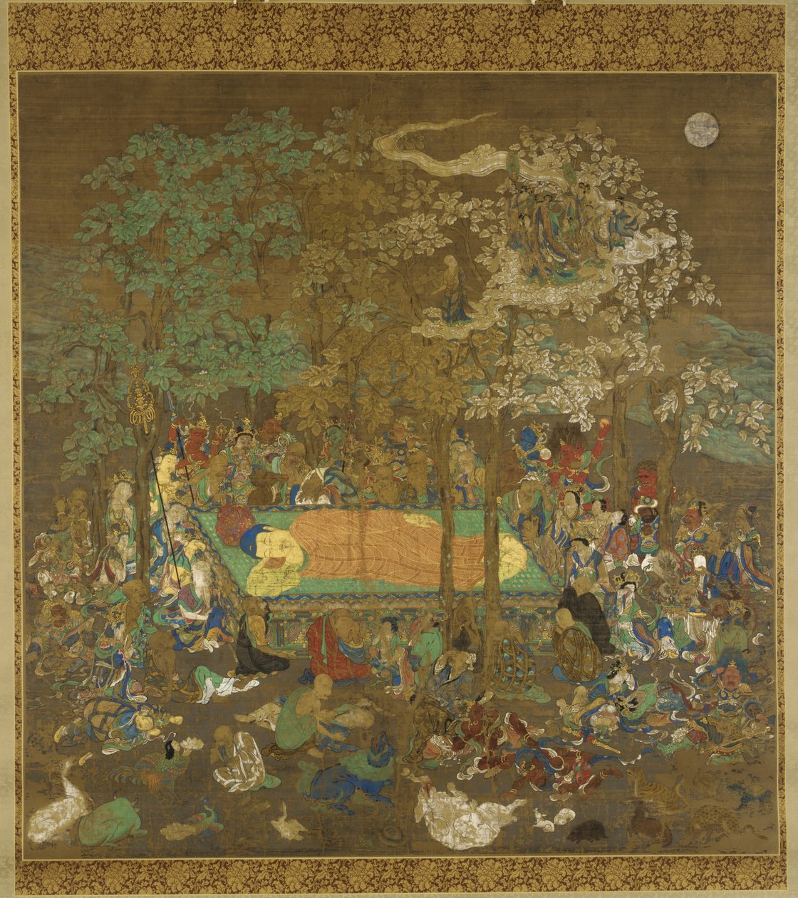 Nirvana del Buda, principios del siglo XIV de Unbekannt