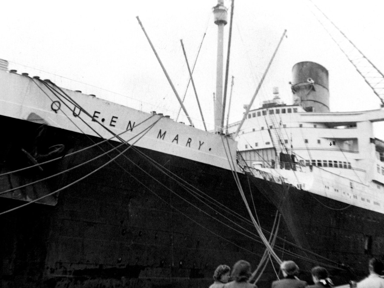 Transatlántico RMS Queen Mary, siglo XX de Unbekannt