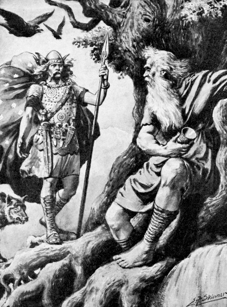 Odin Wotan, dios nórdico de Unbekannt