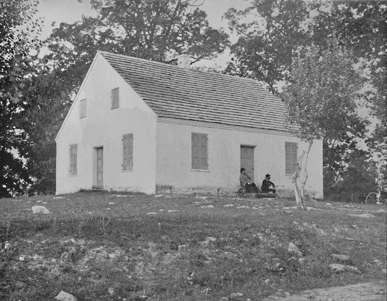 Iglesia de los Dunkards Viejos, Antietam, Maryland, c1897 de Unbekannt