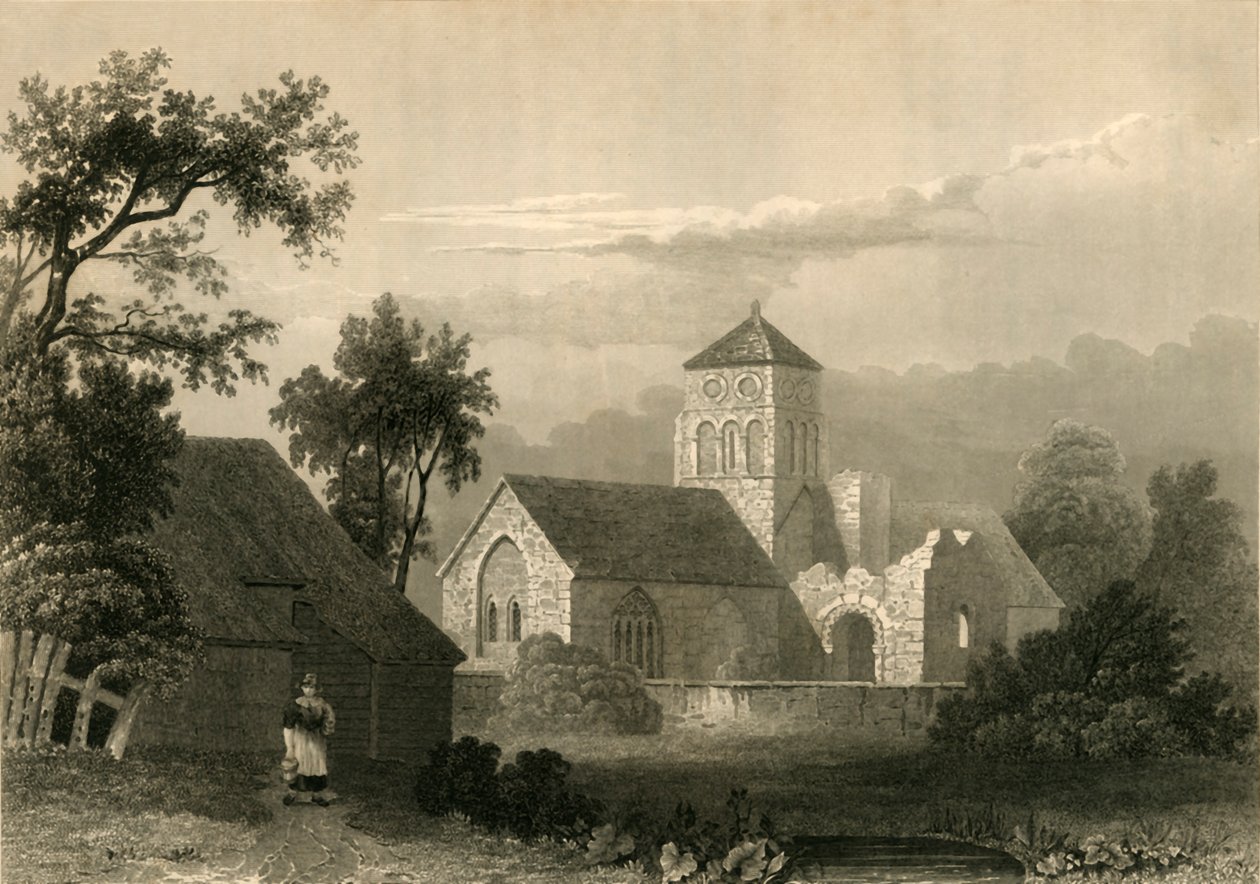 Iglesia de Old Shoreham, 1835 de Unbekannt