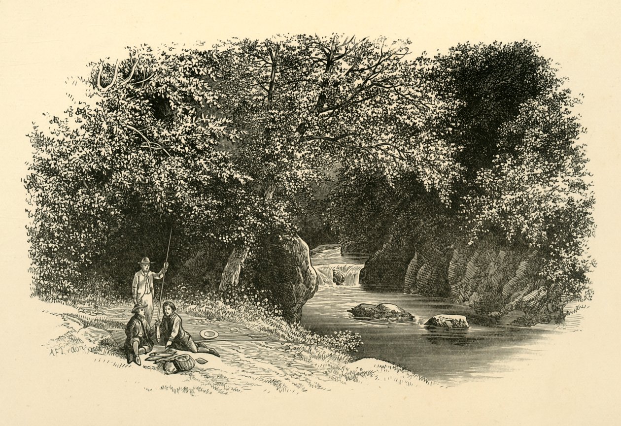 En el Dargle, c. 1890 de Unbekannt