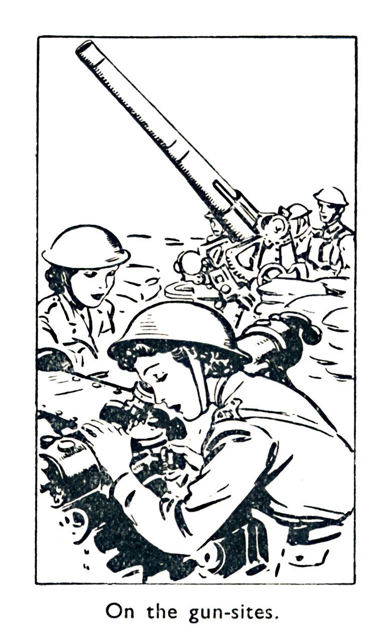 En los sitios de armas, 1940 de Unbekannt