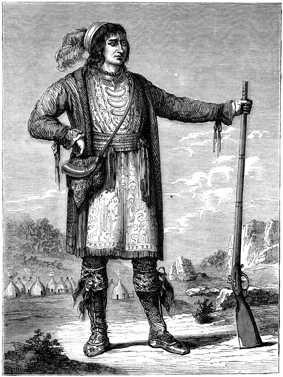 Osceola, Jefe de los Seminolas, c. 1837 c. 1880 de Unbekannt
