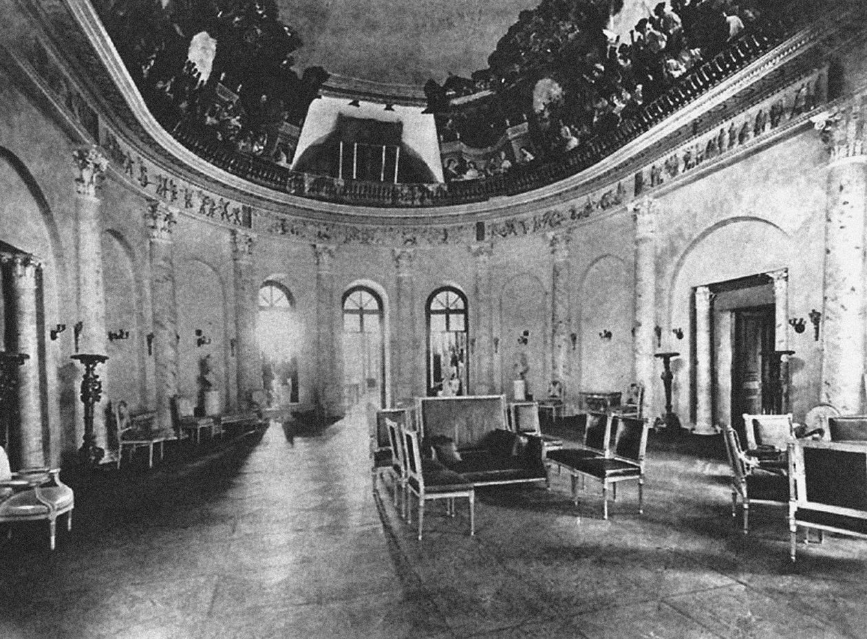 Finca Ostafyevo. Salón Oval, Finales del siglo XIX de Unbekannt