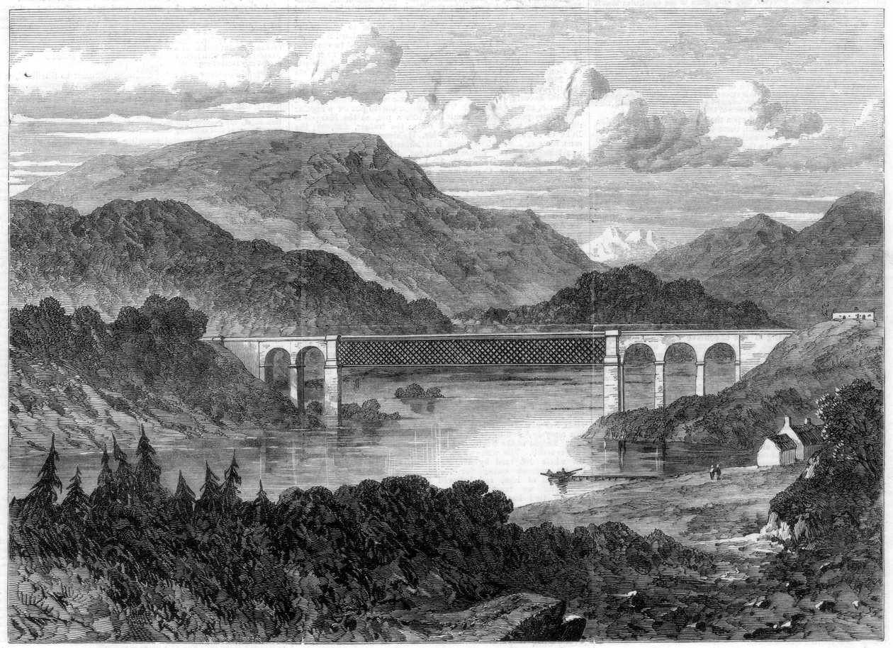 Viaducto de Oykel, Ferrocarril de Sutherland, 1866 de Unbekannt