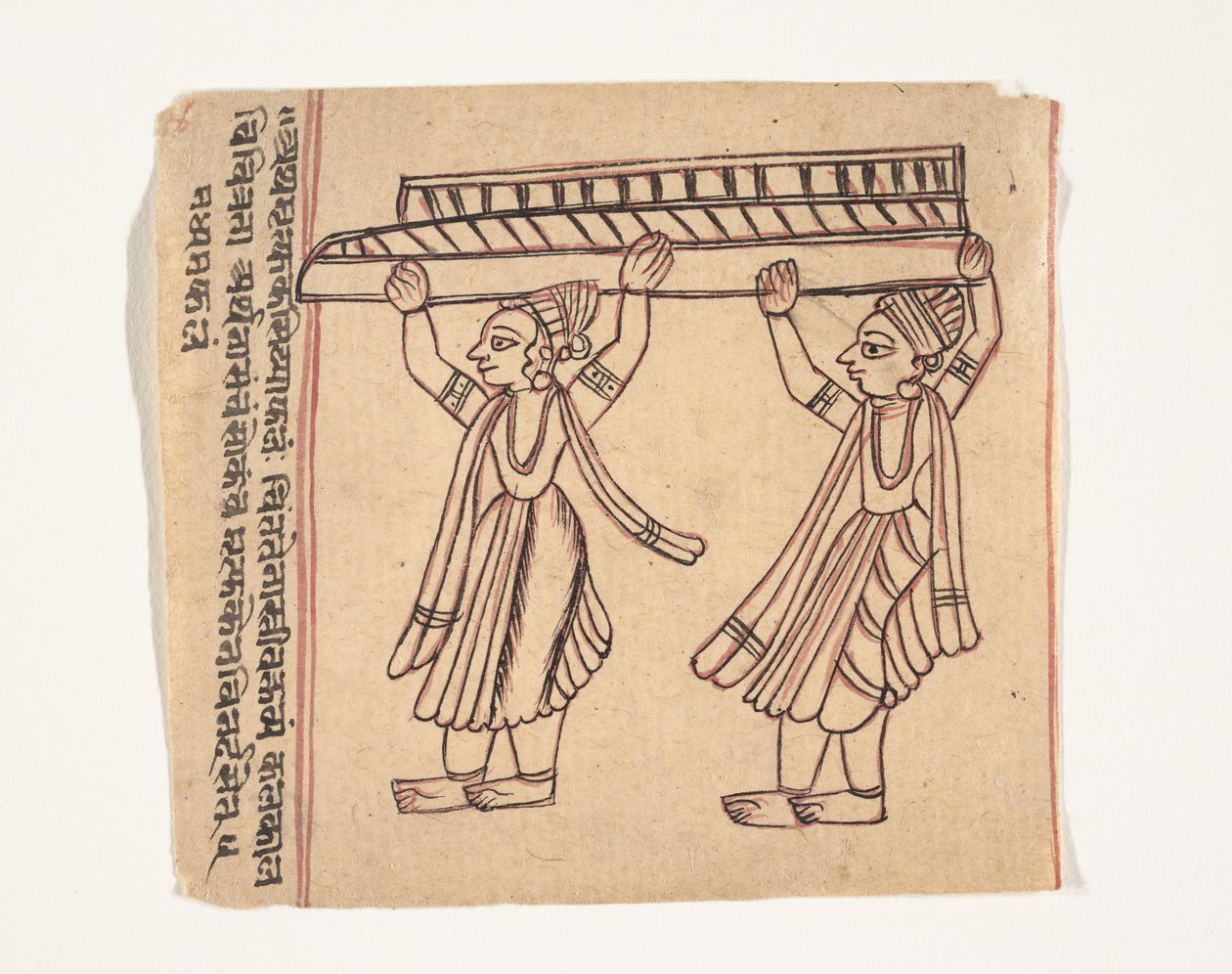 Página de un libro de presagios, ca. 1800 de Unbekannt
