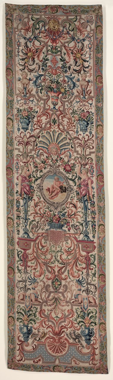 Par de colgaduras de cama bordadas, c. 1690 de Unbekannt