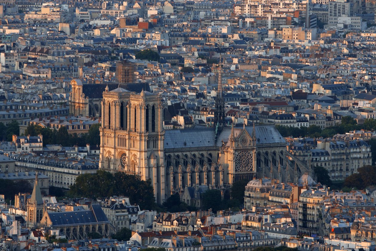 Ciudad de París, Catedral de Notre-Dame de París, París, Francia de Unbekannt