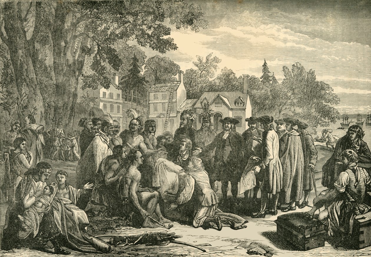 Tratado de Penn con los indios, 1682, 1890 de Unbekannt