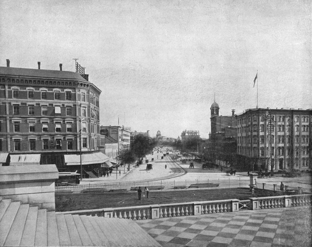 Avenida Pensilvania, Washington DC, EE.UU., c1900 de Unbekannt