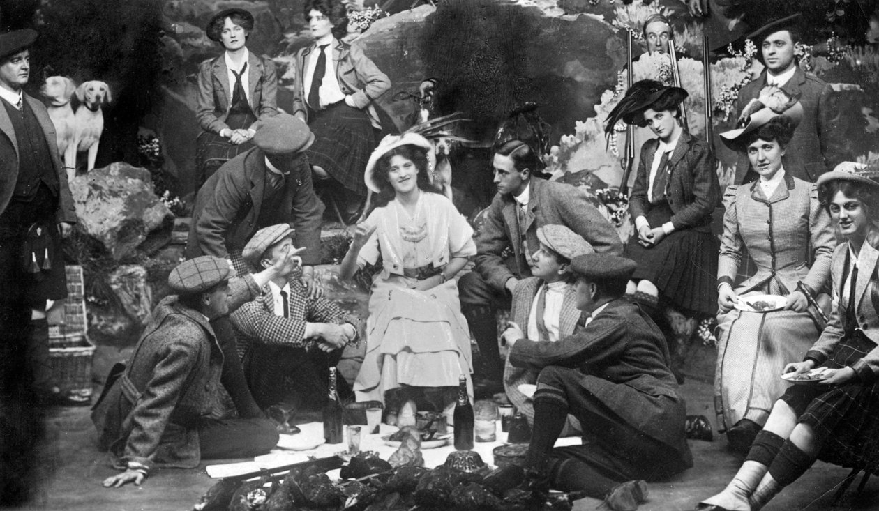 Representación de The Gay Gordons, c. 1907 de Unbekannt