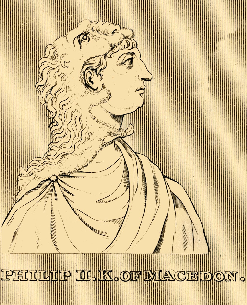 Felipe II Rey de Macedonia, 382-336 a.C. de Unbekannt