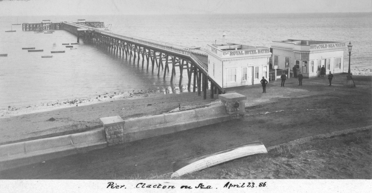 Muelle Clacton on Sea, 23 de abril de 1886 de Unbekannt
