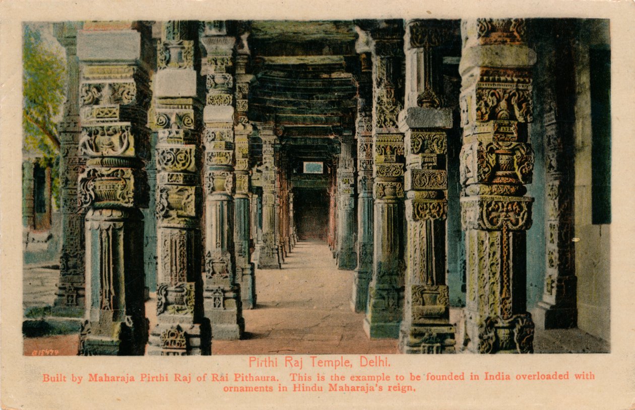 Templo de Pirthi Raj, Delhi de Unbekannt