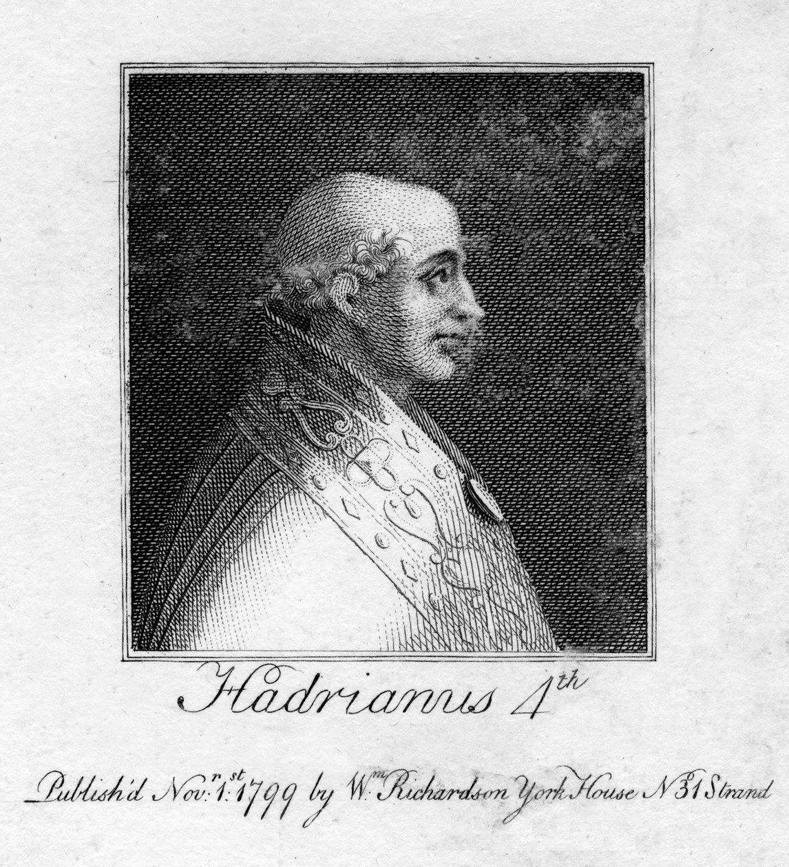 Papa Adriano IV, 1799 de Unbekannt