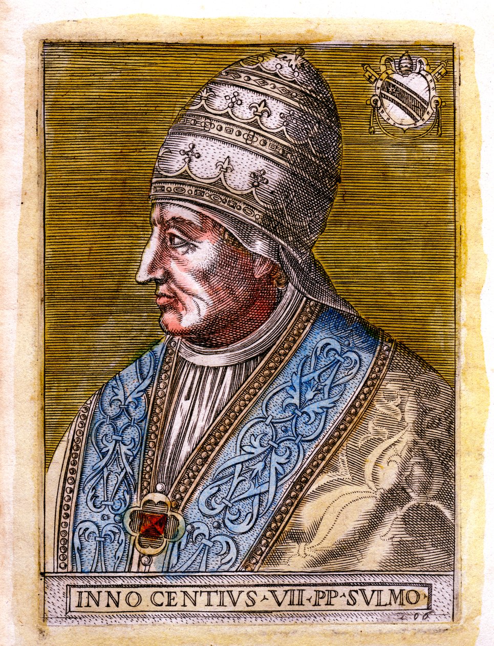 Papa Inocencio VII c. 1336-1406, siglo XIX de Unbekannt