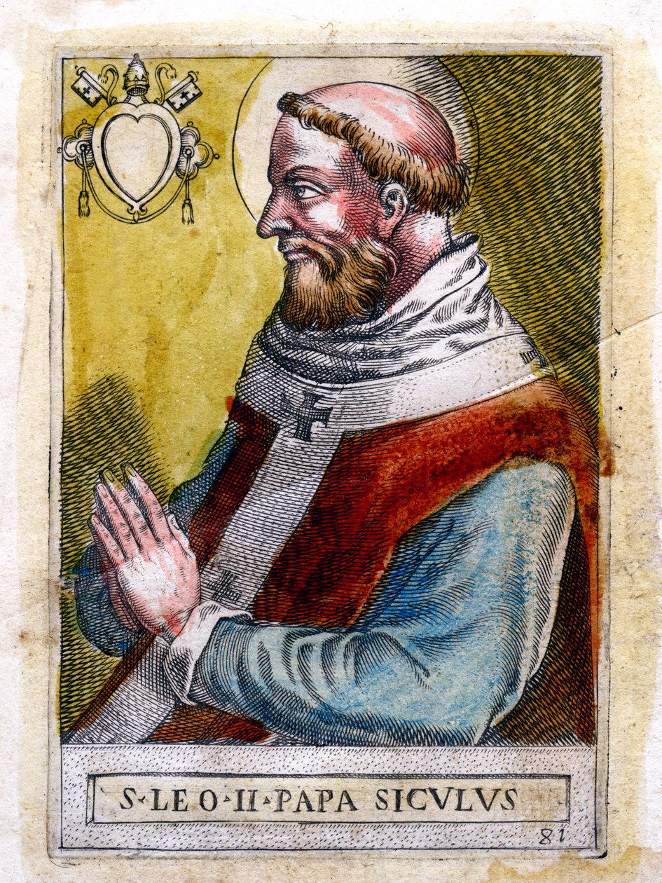 Papa León II de Unbekannt
