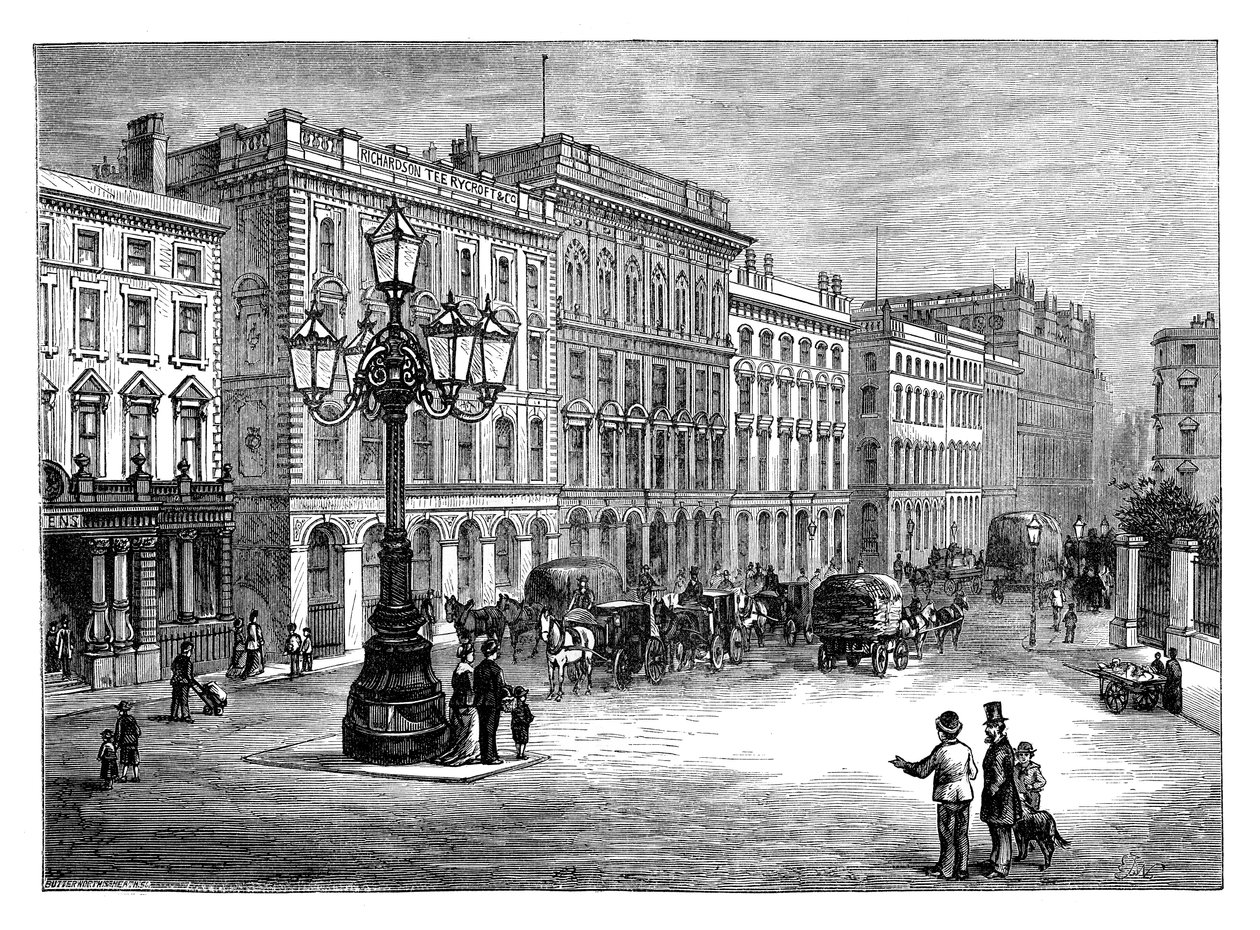Calle Portland, Manchester, finales del siglo XIX de Unbekannt
