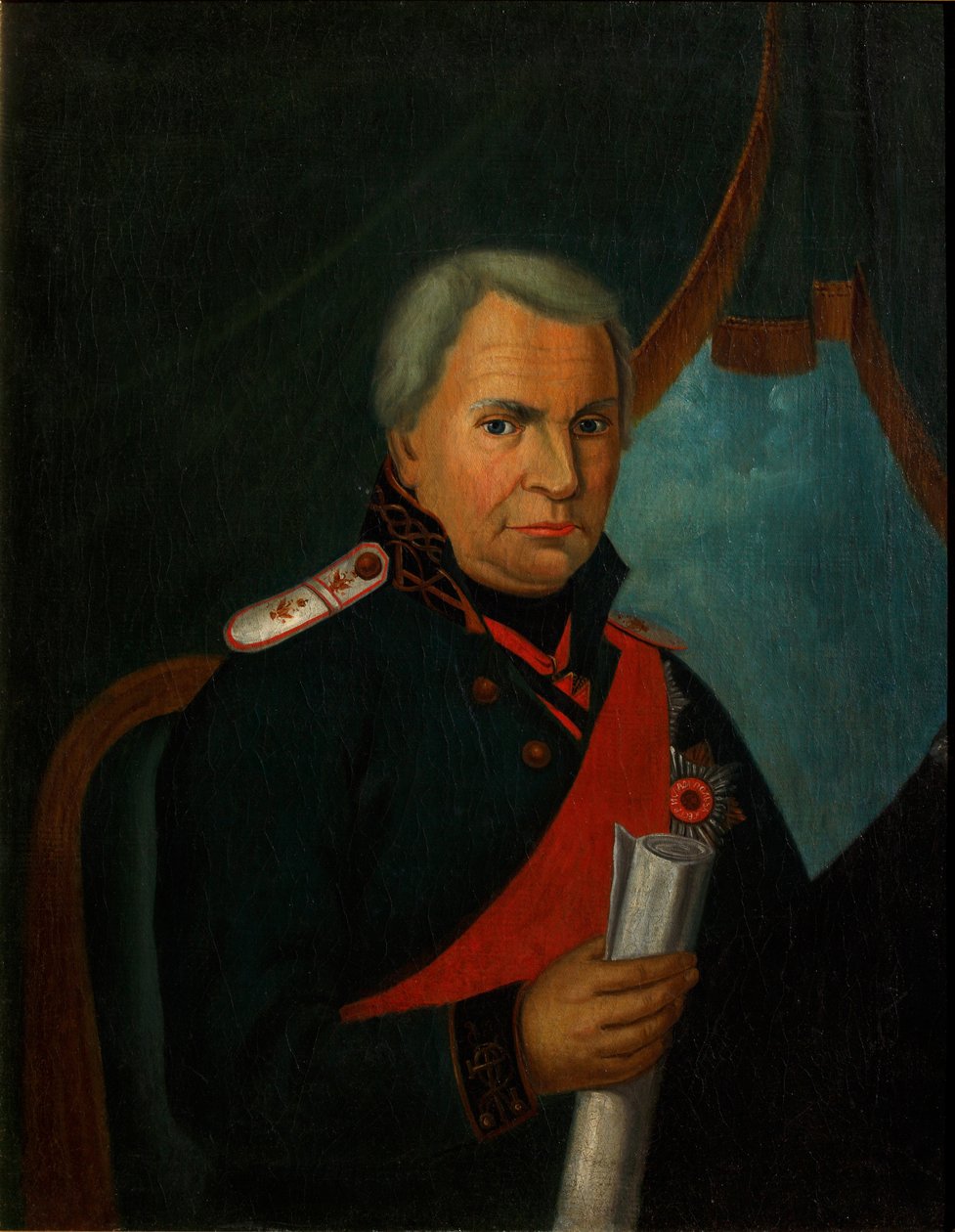 Retrato de Alexander Semyonovich Shishkov 1754-1841, 1820s de Unbekannt
