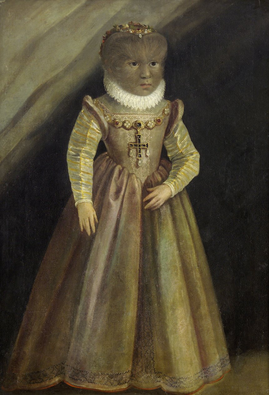 Retrato de Antonietta Gonsalvus de Unbekannt