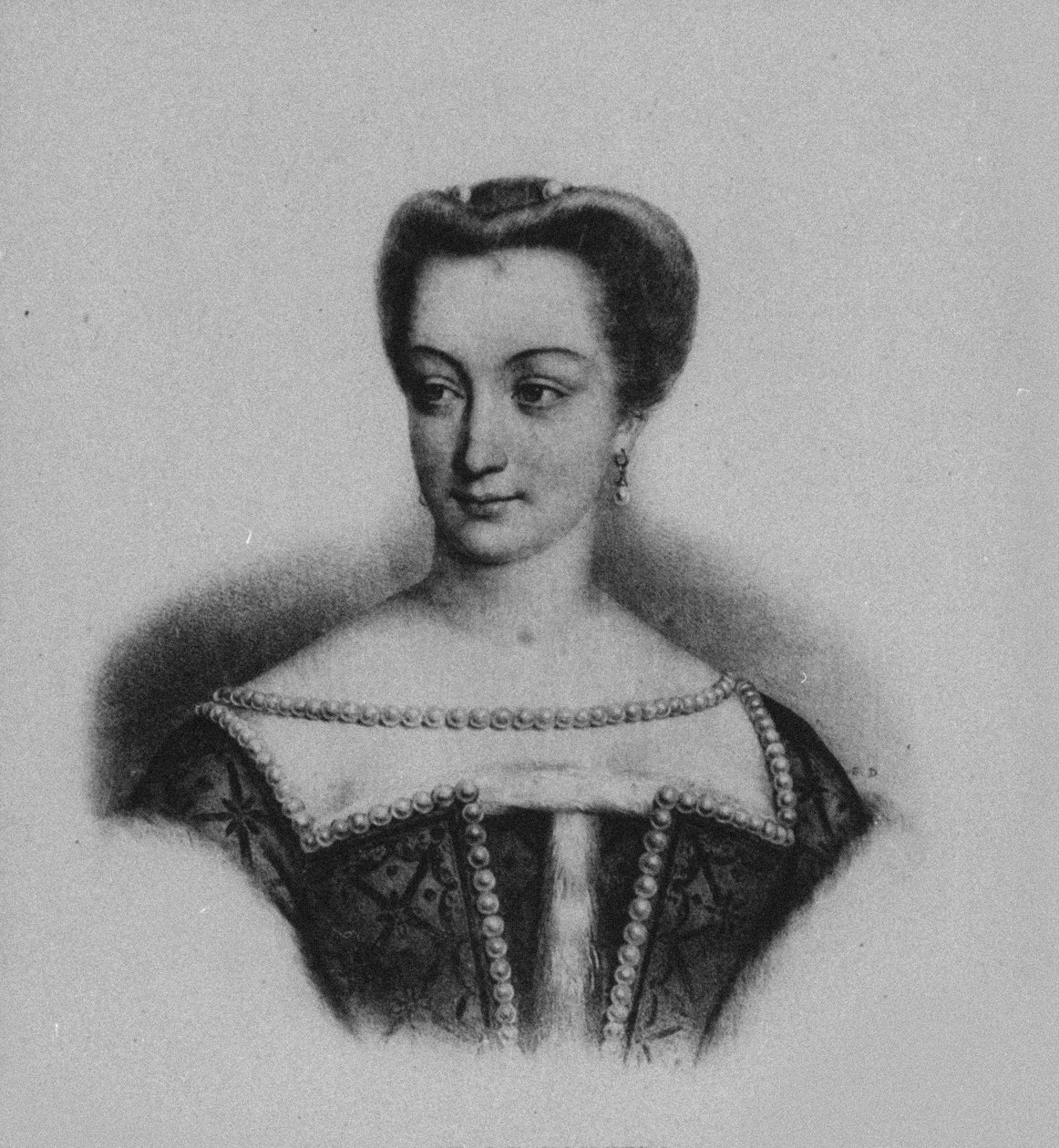 Retrato de Diane de Poitiers 1499-1566 de Unbekannt