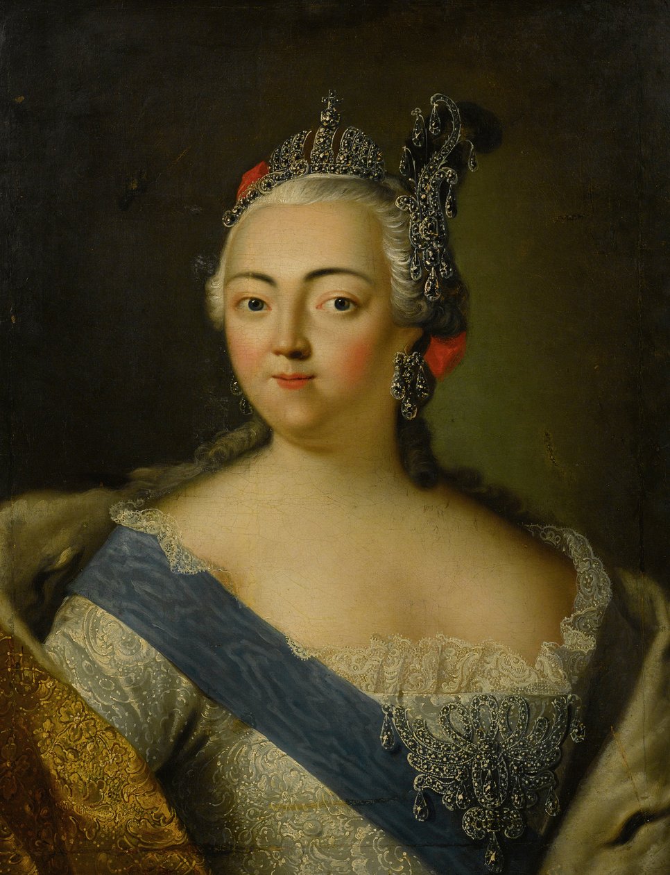 Retrato de la emperatriz Isabel de Rusia 1709-1762 de Unbekannt