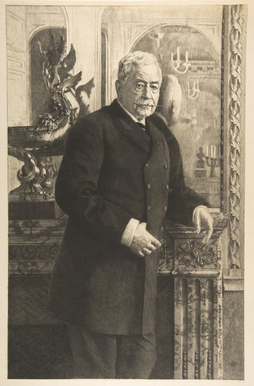 Retrato de Ferdinand Lesseps, 1850-1914 de Unbekannt