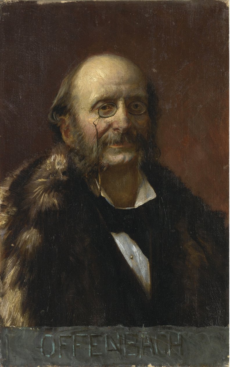 Retrato de Jacques Offenbach de Unbekannt