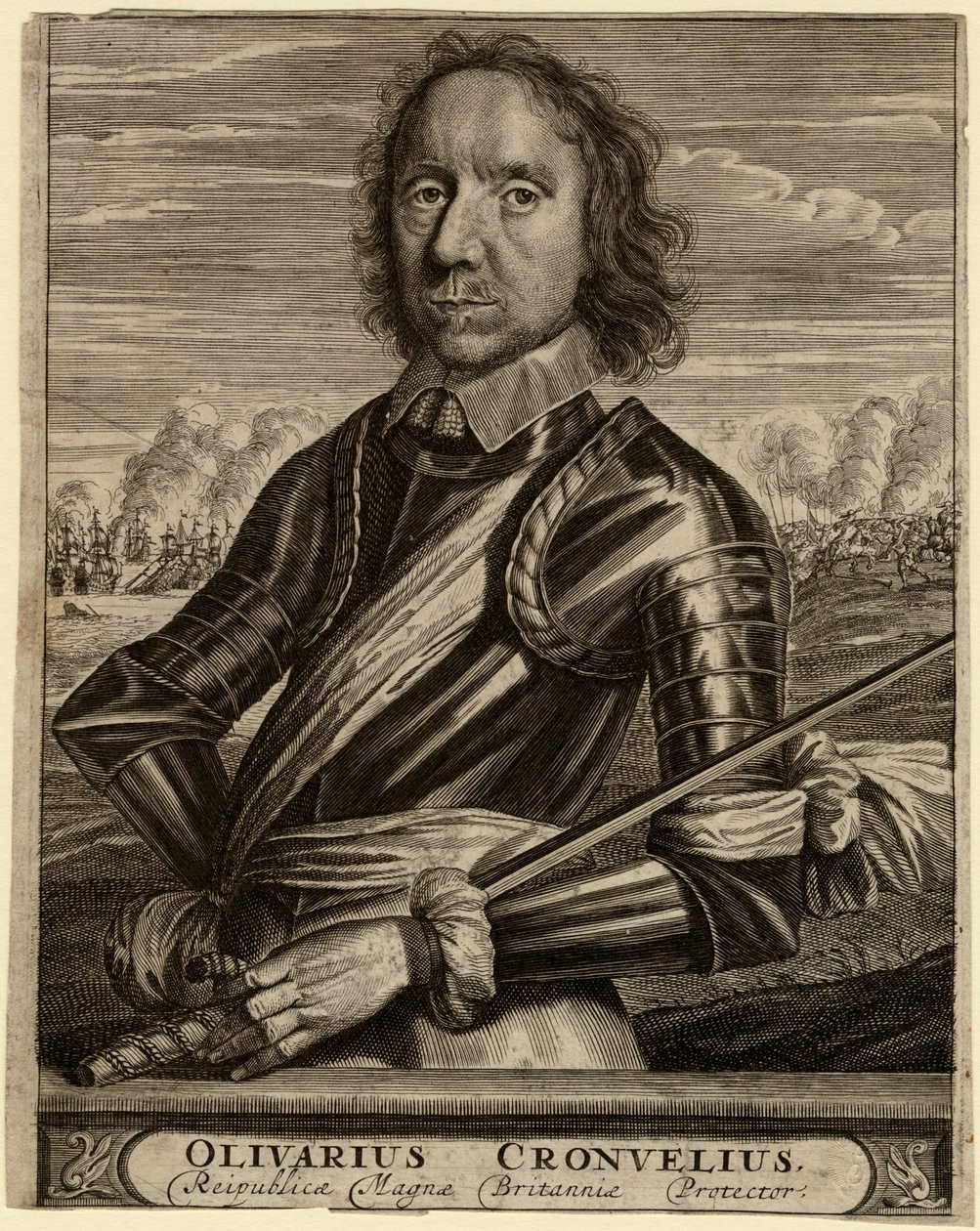 Retrato de Oliver Cromwell, 1653 de Unbekannt
