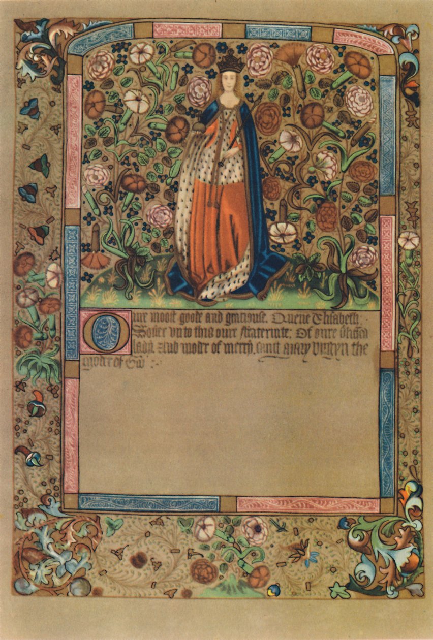 Retrato de la Reina Isabel..., c. 1441-1689, 1948 de Unbekannt