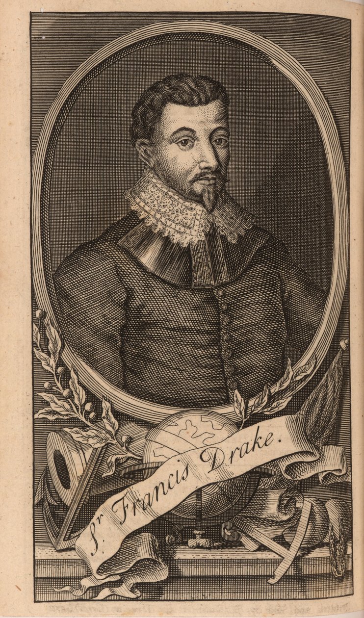 Retrato de Sir Francis Drake, 1741 de Unbekannt