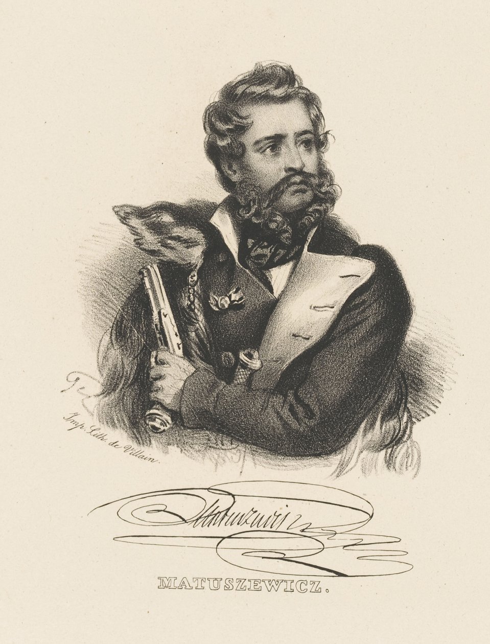 Retrato de Wincenty Matuszewicz de Unbekannt