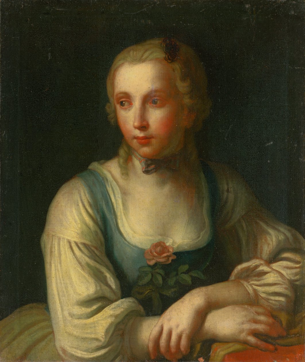 Retrato de una niña de Unbekannt