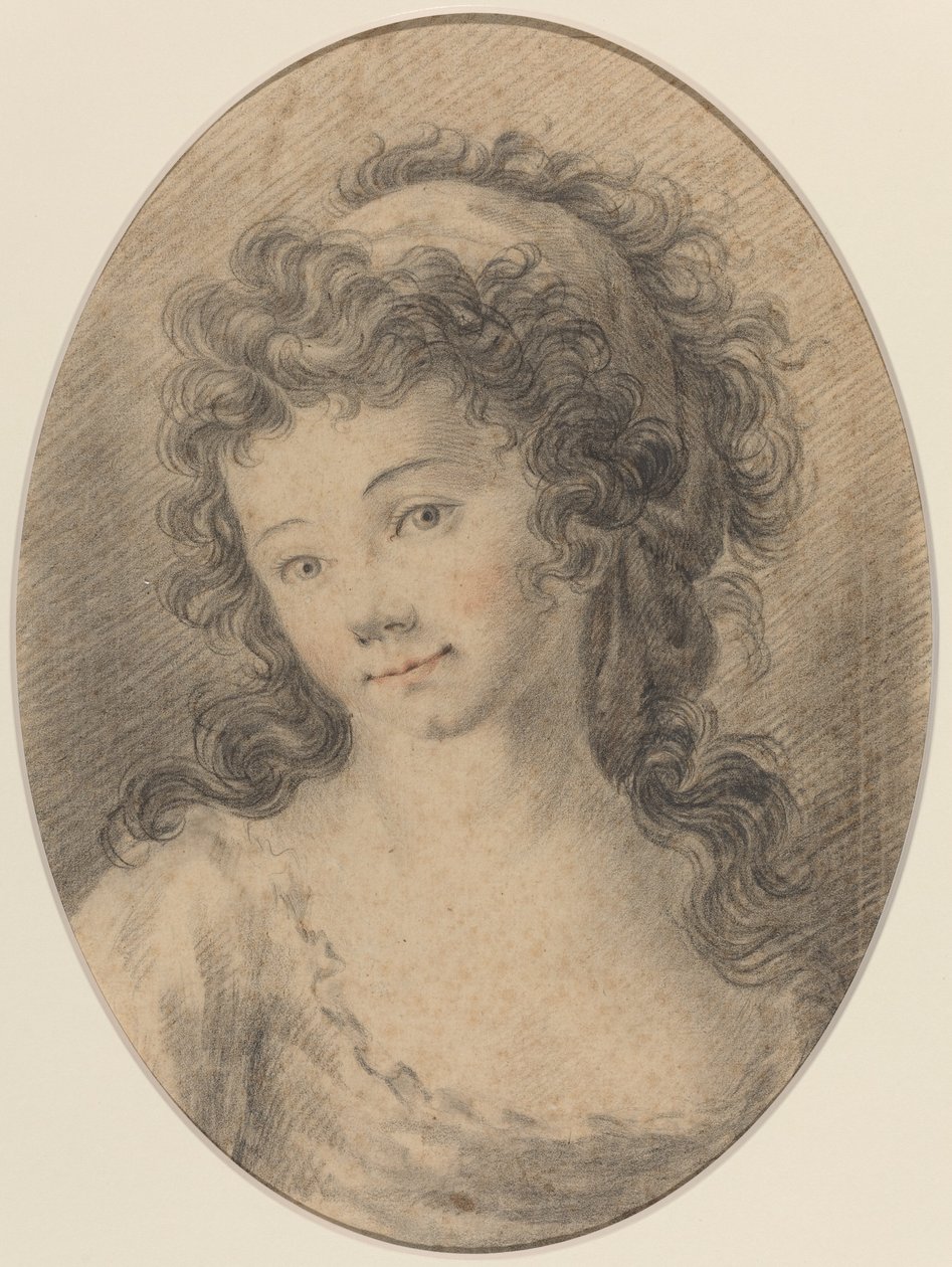 Retrato de una niña, siglo XVIII de Unbekannt
