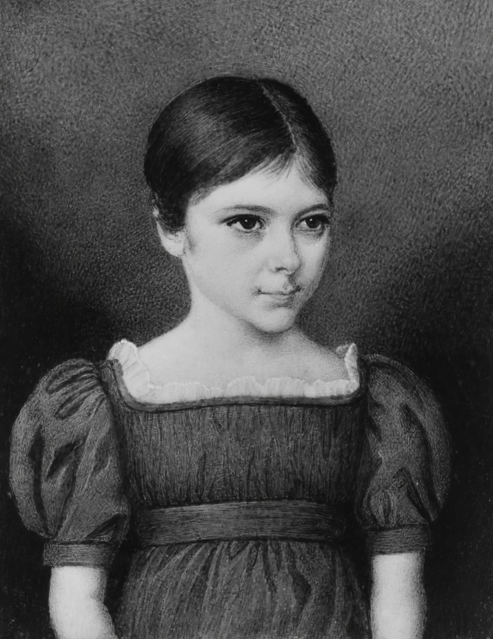 Retrato de una niña, ca. 1830 de Unbekannt