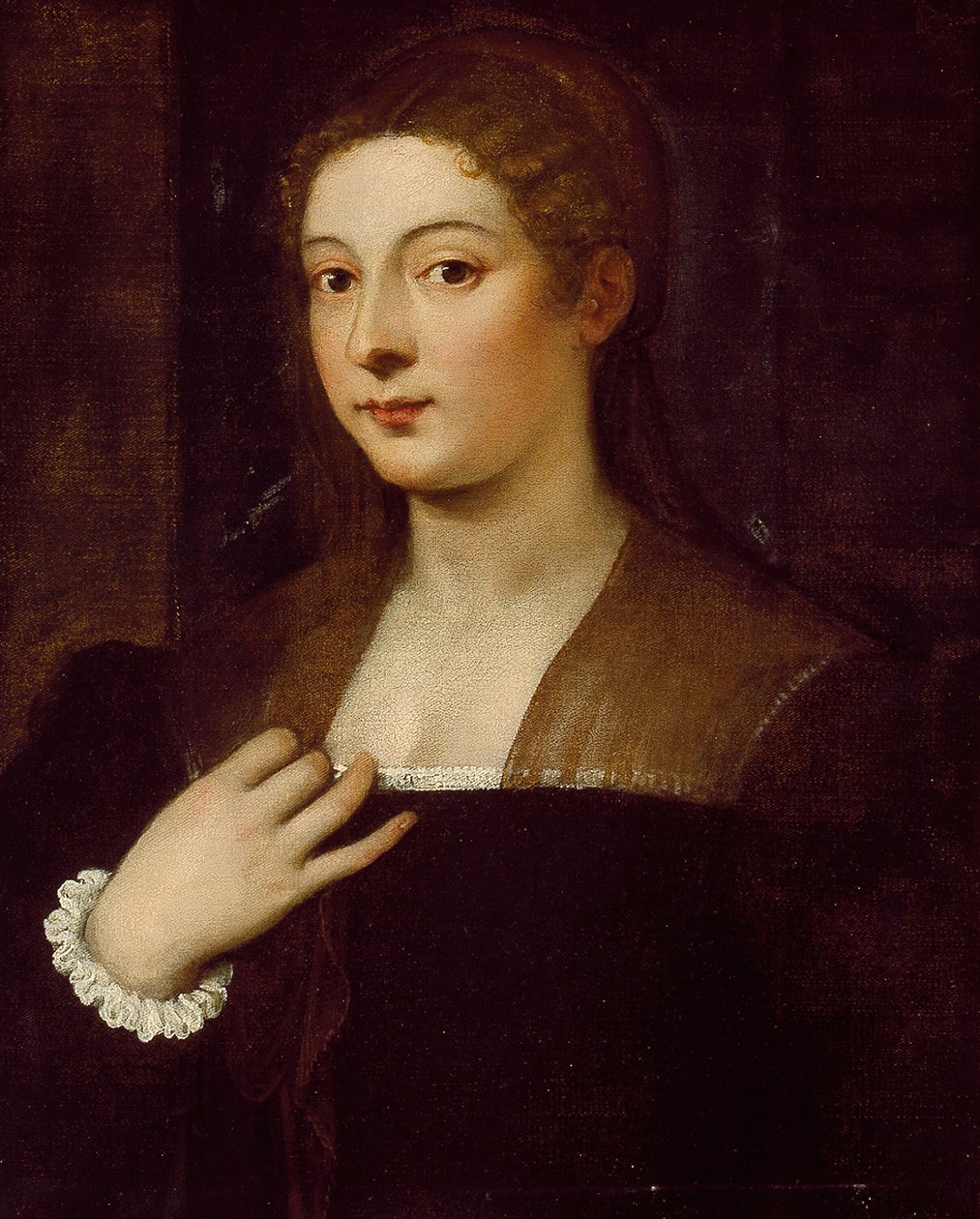 Retrato de una dama, c. 1530-60 de Unbekannt