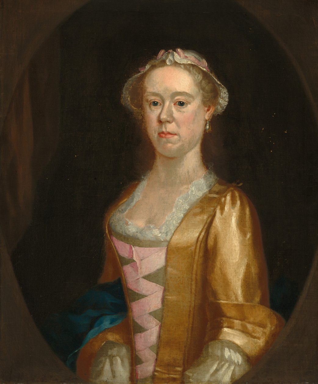 Retrato de una dama, c. 1730-1750 de Unbekannt