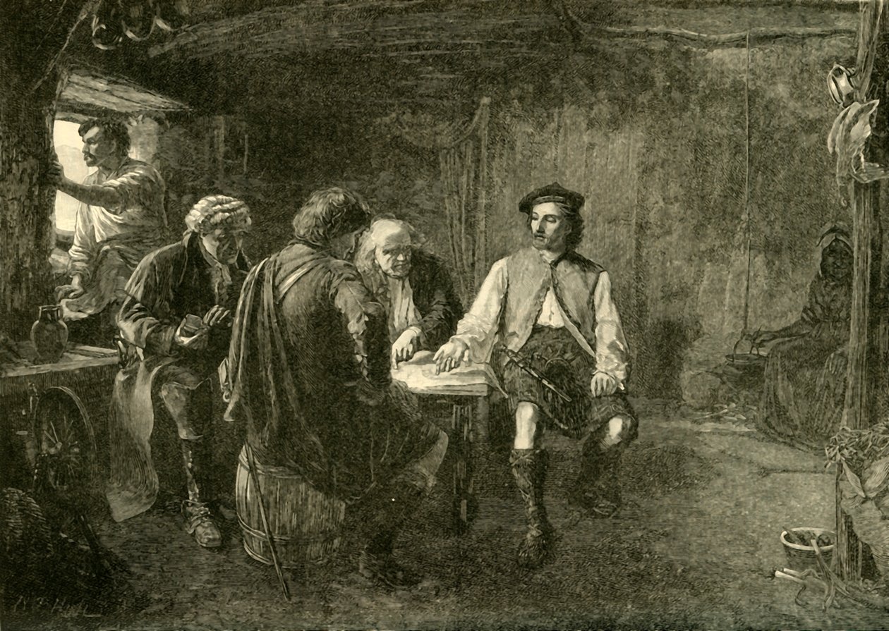 Parlamento del Príncipe Carlos Eduardo, c1745 de Unbekannt