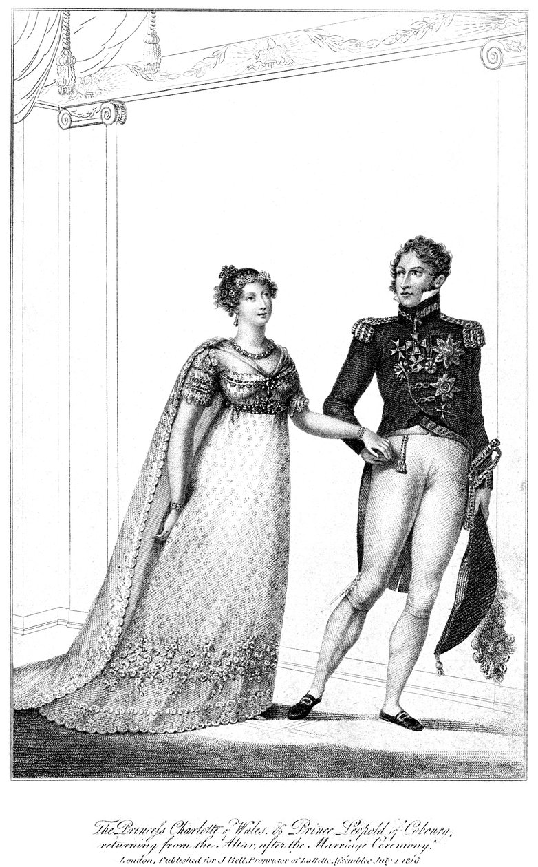 Princesa Charlotte y Príncipe Leopold, 1816 de Unbekannt