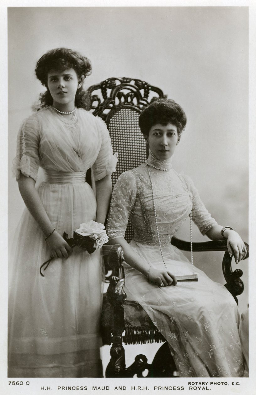 Princesa Maud y la Princesa Real, c1907-c1910 de Unbekannt