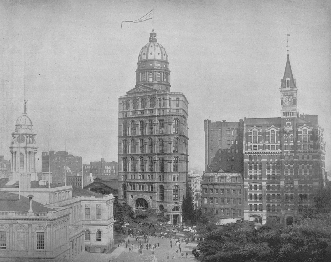 Plaza de la Casa de la Imprenta, Nueva York de Unbekannt