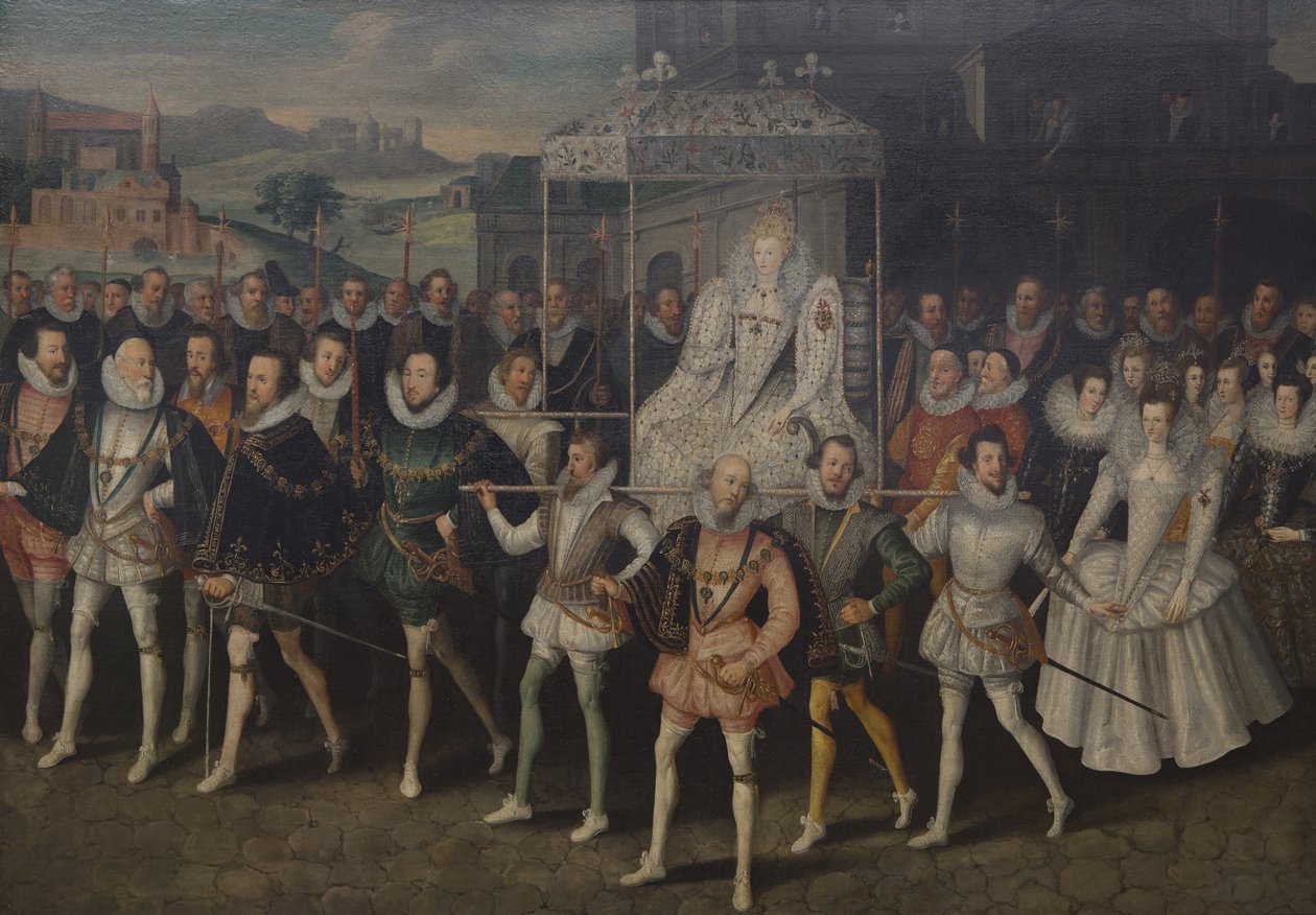 Retrato procesional de la Reina Isabel de Unbekannt