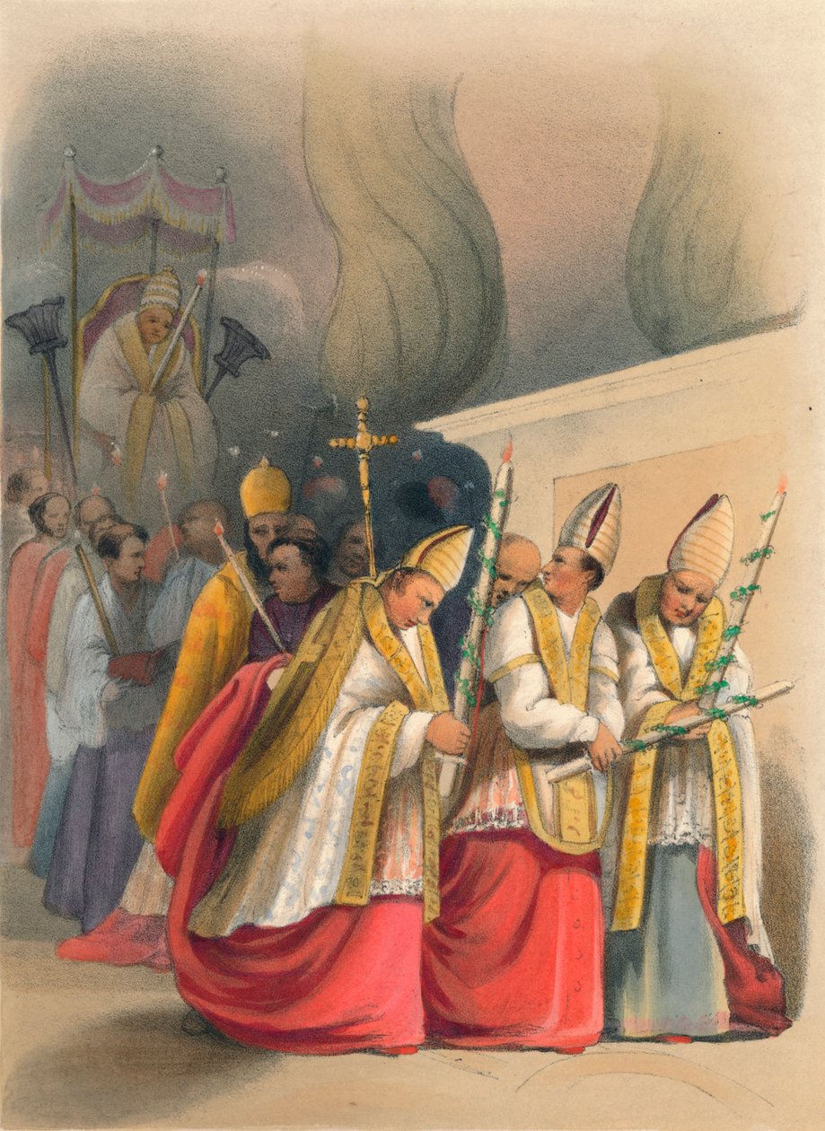 Procesión de la Candelaria, siglo XIX de Unbekannt