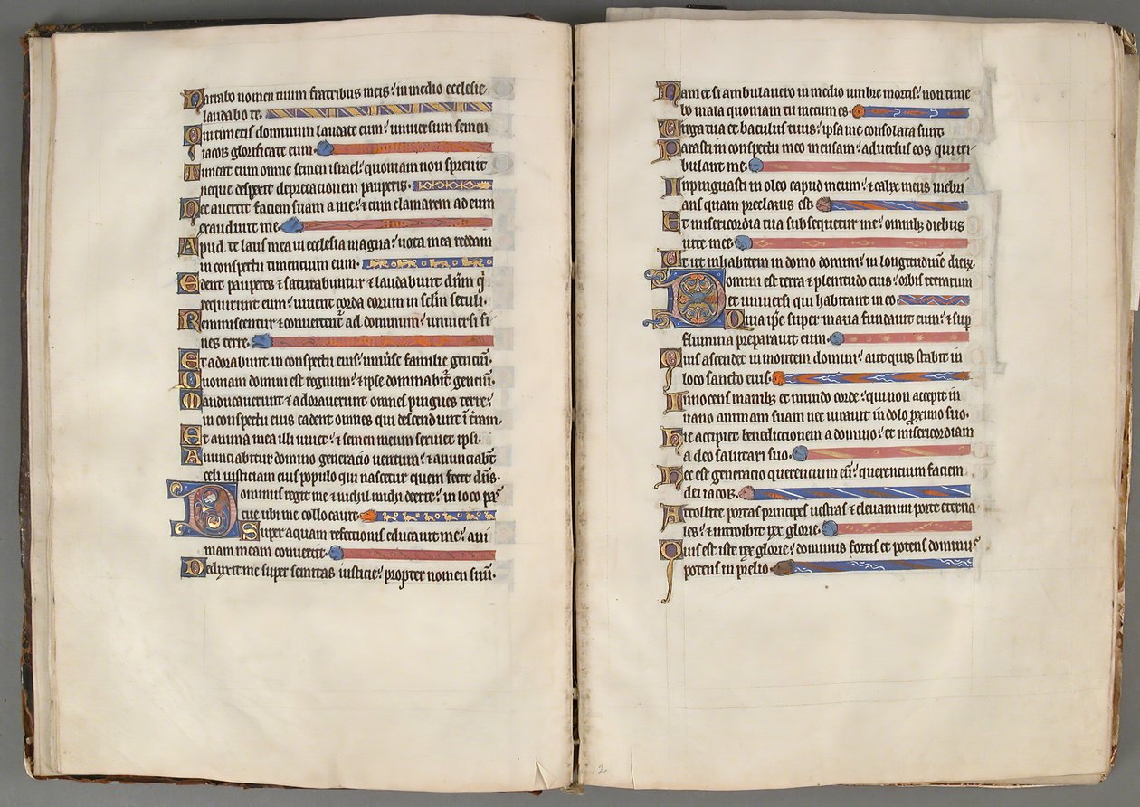 Salterio, siglo XIII de Unbekannt