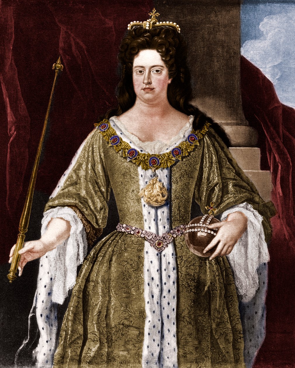 Reina Ana, c1702 1906 de Unbekannt